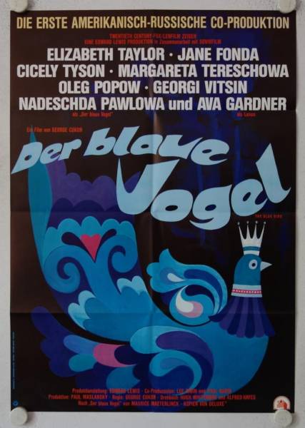 The Blue Bird original release german movie poster